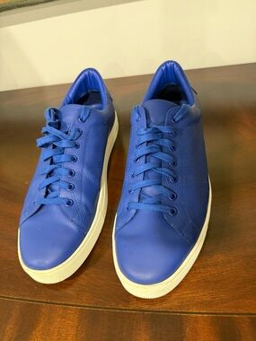Burberry Men's Royal Blue Low-Top Sneakers